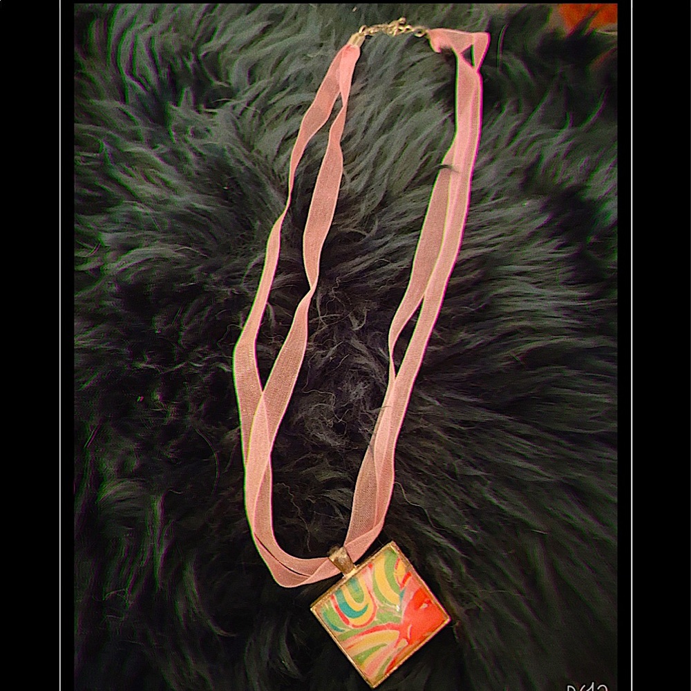 Lilly Pulitzer handmade necklace